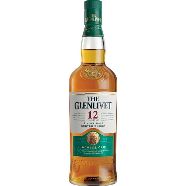 The Glenlivet 12yrs Single Malt Scotch Whiskey 750ml