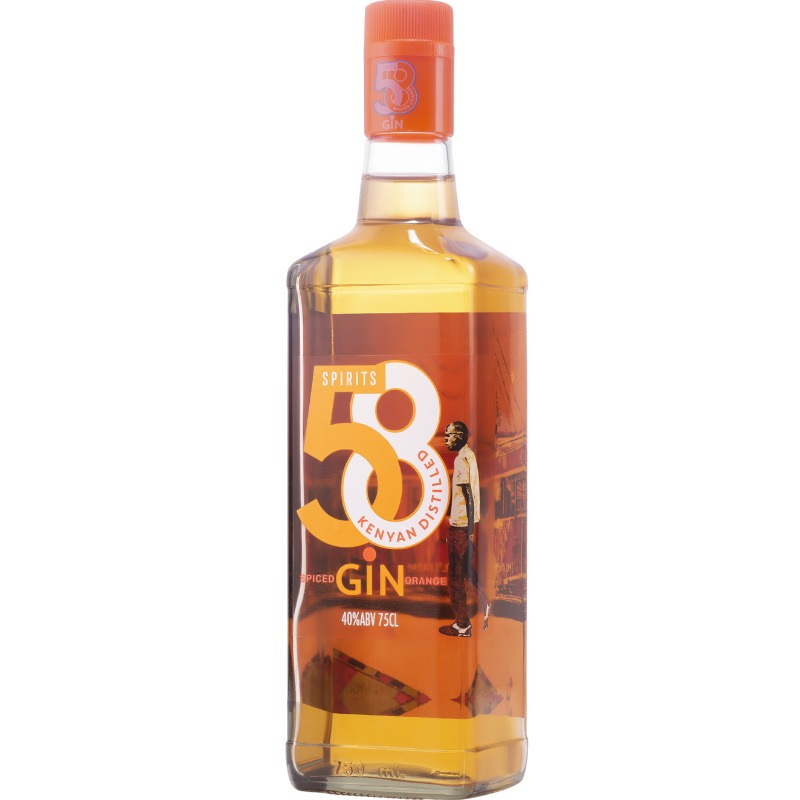 58 Orange Spiced Gin 750ml