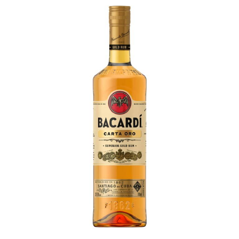 Bacardi Carta Oro Rum 750ml