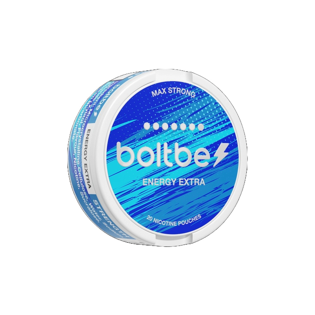 Boltbe Energy Extra 20 Nicotine Pouches 30mg