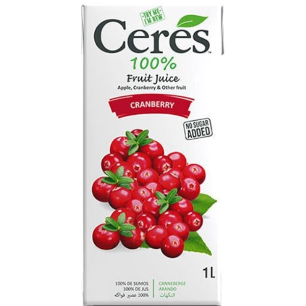 Ceres Cranberry Juice Mixer 1L