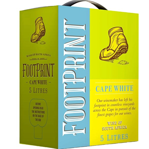 Footprint Cape White Boxed Wine 5ltrs