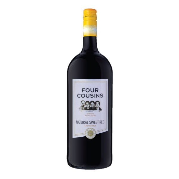 Four Cousins Natural Sweet Red Wine 1.5ltrs