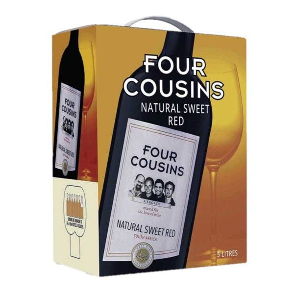 Four Cousins Sweet Red Wine 5ltrs