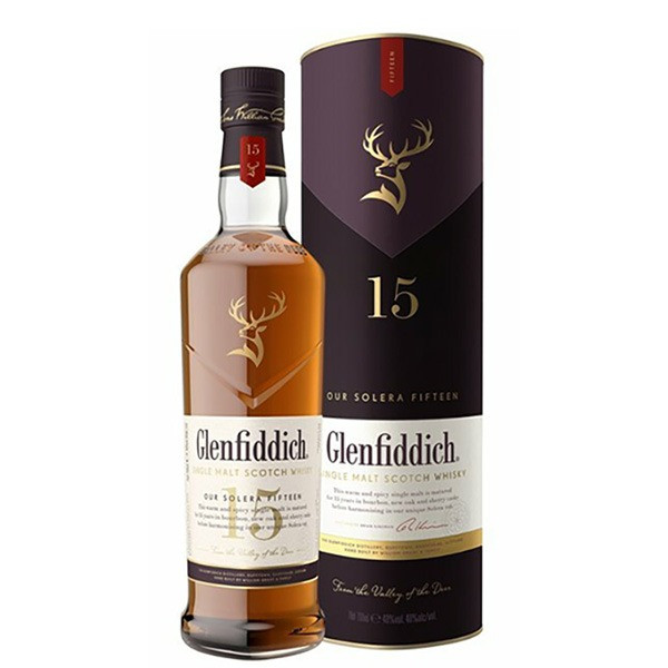 Glenfiddich 15 Year Old Single Malt Whiskey 750ml
