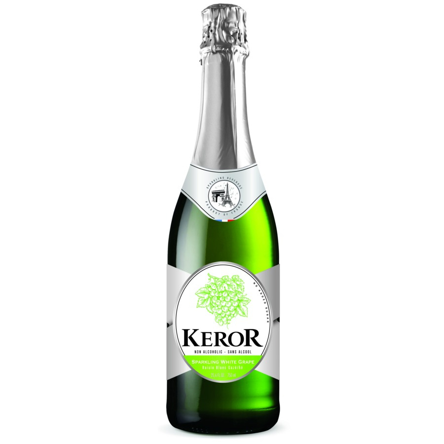 Keror Non Alcoholic Sparkling White Grape Wine 750ml