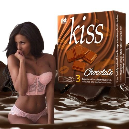 Kiss Chocolate Flavoured Condoms