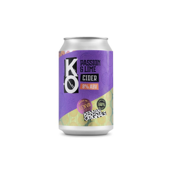 KO Passion & Lime Cider Can 330ml