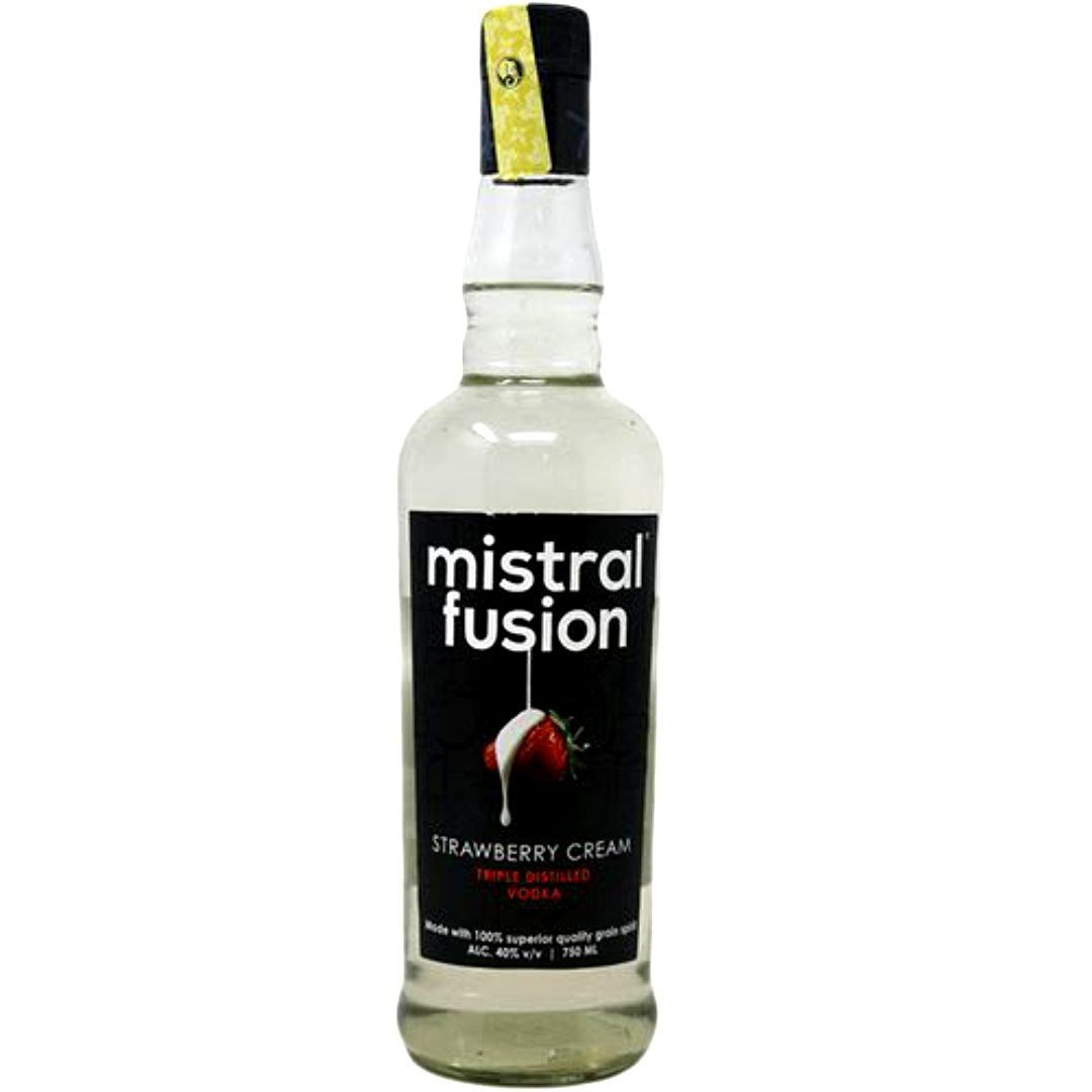 Mistral Fusion Strawberry Cream Vodka 750ml - Image 1