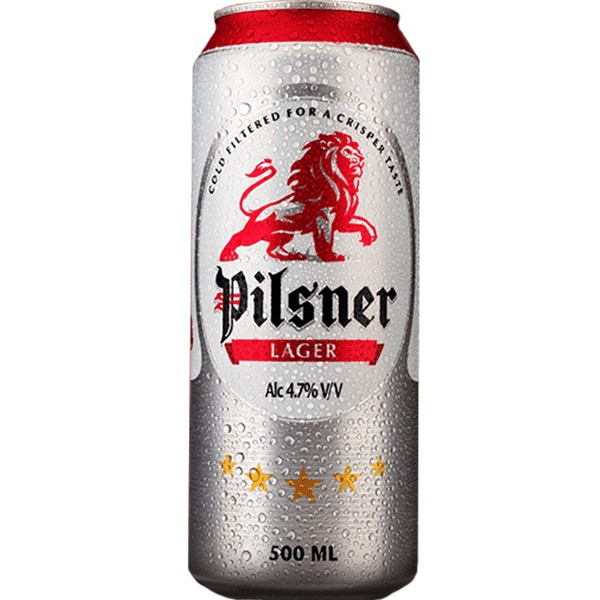 Pilsner Lager Can Beer 500ml