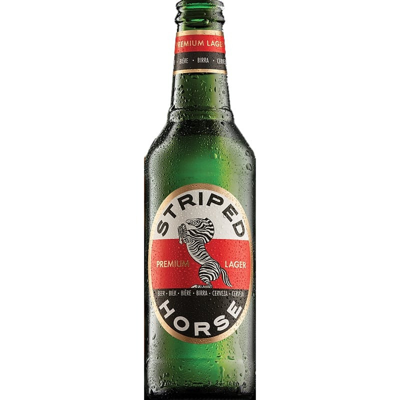 Striped Premium Lager 500ml - Image 1