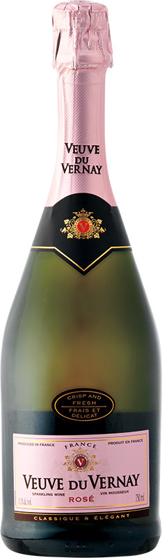 Veuve Du Vernay Brut Rose Sparkling Wine 750ml